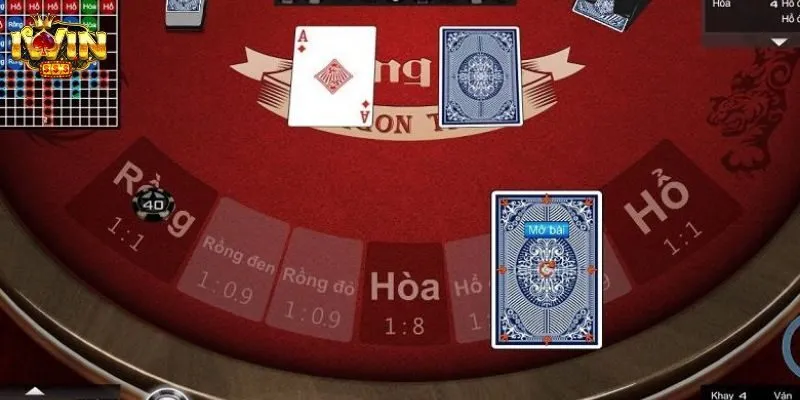 Cách chơi game sòng bài rồng hổ online tại IWIN cược 1 kèo
