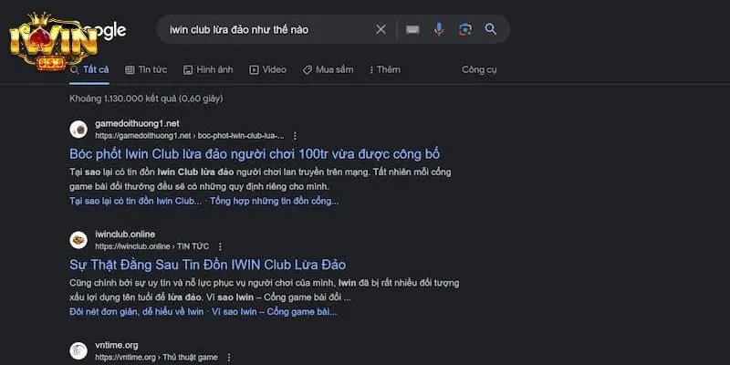 Đôi nét sơ lược về tin đồn IWIN lừa đảo